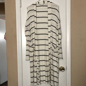 Stripe Duster Cardigan..Super cute and super soft!